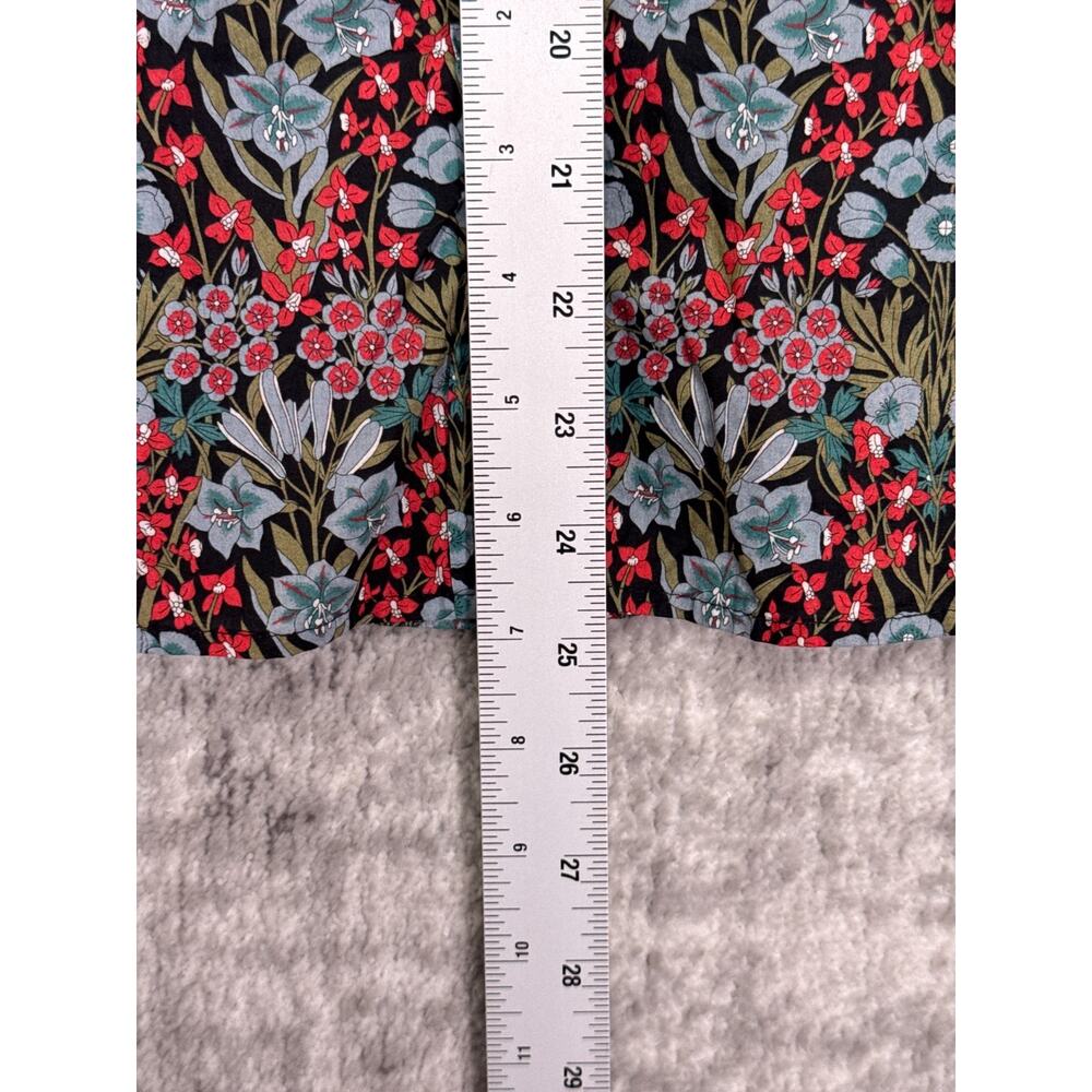 J Crew Perfect Shirt 4 Womens Liberty London Floral Fabric Long Sleeve - Picture 6 of 9